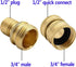 Xiny Tool Pressure Washer Adapter Set, Quick Disconnect Kit With M22 Metric Male Thread Quick Connector, M22 Swivel to 3/8'' Quick Connect, 3/4" t...