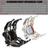 Premium Mechanical Arm Claw with Servo for Robot Hand, Black Metal Robot Gripper Kit, RC Fingers Paw DIY Robotic Part Manipulator Clamp for Arduin...