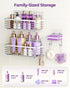 ODesign Shower Caddy 3 Pack SUS304 Stainless Steel-No Drilling-Shower Bathroom Shelves Rack,Rustproof Wall Mounted,Adhesive Shower Shelf Basket Or...