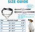Martingale Collars for Dogs, Heavy Duty Stainless Steel Chain Training Collar, Reflective Nylon Adjustable Collar with Quick Release Buckle, Suita...