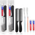 50 Pack Disposable Toothbrushes with Toothpaste and Comb for Homeless Individually Wrapped,10g Travel Toothpaste,7inch Black Hair Comb, Toothbrush...