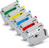 5P M-K231 M Tape MK231-731 12mm 1/2 Compatible with Brother M Label Tape 12mm 0.47 White/Color Label Maker M Tape Compatible with Brother PT-80 PT...