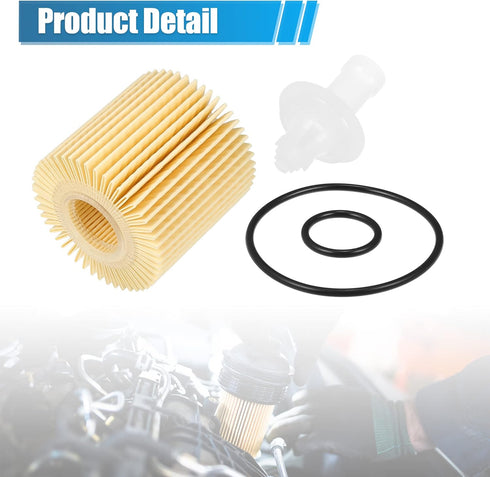 X AUTOHAUX Engine Oil Filter Replacement YZZA1 04152-YZZA 04152-31090 04152-YZZG1 Oil Fuel Filter for Toyota Avalon Touring XLE 3.5L V6 - Gas 2022...