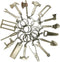 16-Piece Pretend Play Set Mini Construction Tools Keychains, Assorted Designs for Creative Play & Gifting - DIY Toy Car Keyrings...