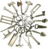 16-Piece Pretend Play Set Mini Construction Tools Keychains, Assorted Designs for Creative Play & Gifting - DIY Toy Car Keyrings...