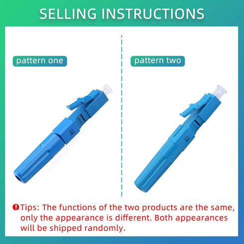 FTTH LC UPC or APC Optical Fiber Cable Quick Connectors LC Fast Connector Adapter Single Mode SM9/125 (5pcs) (LC/UPC)...