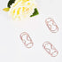Cat Paper Clips ?Jumbo Paper Clips Rose Gold 2 inch Decorative Fat 50pcs 50mm Wide Non Skid Smooth Finish Steel Wire Bookmark Cute Office Supplies...