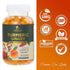 Turmeric Curcumin with Black Pepper Extract & Ginger Gummies, High Absorption Potent 95% Curcuminoids Turmeric Supplement, Nature's Tumeric Curcum...