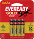 Eveready Gold Alkaline AAA Batteries, 8 Pack of Triple A Batteries...