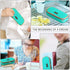 Homecube Pencil Case Oxford Fabric Waterproof Pencil Bag Make-up Pen Pouch Durable Stationery Bag Pen Holder for Man & Women, Grey lining-Green...