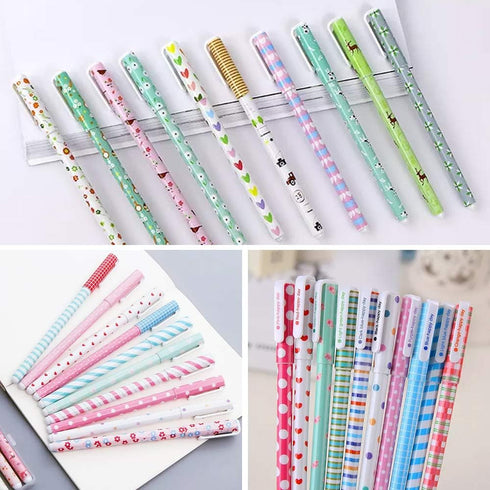 SITAKE 10 Pcs Cute Pens Kawaii Pens Fun Pens, 0.38mm colorful Writing Gel Ballpoint Pens, Korean Japanese Stationery School Supplies for Teen Girl...