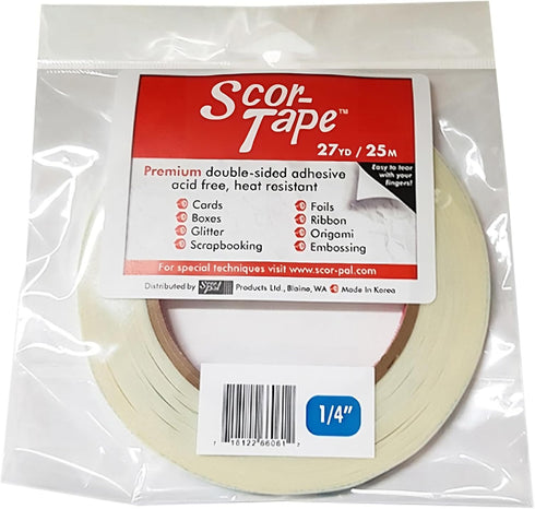 Scor-Pal SP202 Scor-Tape, 0.25 by 27-Yard...