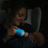 Dr. Brown's Options+ Narrow Glass Bottle Sleeve, 100% Silicone, Glow-in-the-Dark, BPA-Free, 4 oz, 1-Pack...