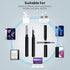 3 in 1 Electronic Cleaner kit - YIUYIUPI Airpods Cleaning kit, Easy to Carry, Earbud Cleaning Kit with Soft Brush, Cleaning Pen for Airpods Pro1 2...