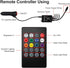 Car LED Strip Light Interior, Sound Active 4 Lines 48 LEDs Multicolor Music Sync Interior Car Lights Under Dash Waterproof led Lights for car, Wir...