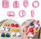 KEOKER School Clay Cutters, Polymer Clay Earrings Cutters for Jewelry Making, Polymer Clay Cutters, 7 Shapes Polymer Clay Earrings Tools (studs cl...