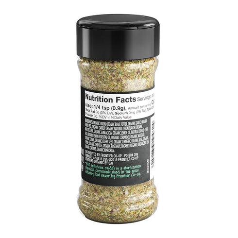 Frontier, Salt Free Organic Seasoning Lemon Pepper, 2.5 Oz...