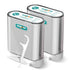 Dental Floss Picks Dispenser 2 Box-Professional Shred Resistant Flossers-176 Count LIAMOSS Superfine Toothpicks Sticks-Unique Sealed Storage-More ...