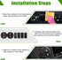 SecosAutoparts AC Panel Decals & Radio Button Repair Decal Set AC Controls AC Dash Button Sticker Repair Kit Compatible with GMC Compatible with C...