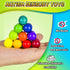Autism Sensory Fidget Toys for Kids Toddler Adluts, Autistic Travel Toys Puzzle Ball ADHD Small Quiet Cool Stress Toy Stocking Stuffer Gift for Bo...