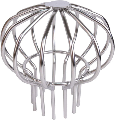 304 Stainless Steel Drain Outdoor Roof Anti-Blocking Line Cap Round Floor Net Cover Drainage Floor Line Leak Gutter Cleaning Tool (3 inch)...