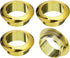 uxcell 4Pcs Cable Hole Cover, 1 inch(25mm) ABS Office Desk Cable Wire Cord Grommet Cable Cord Organizer for Office Desktop Wire, Gold...