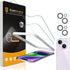 Supershieldz (2 Pack) Designed for iPhone 14 (6.1 inch) + Camera Lens Tempered Glass Screen Protector with (Easy Installation Tray), Anti Scratch,...