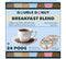 Double Donut Breakfast Blend Fresh Medium Roast Coffee SingleServe Pods for Keurig K Cup Brewer Machines 24 Capsules per Box...