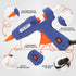 Mini Hot Glue Gun with 30 Glue Sticks for Crafts School DIY Arts Home Quick Repairs, 20W, Blue...