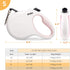 Fida Retractable Dog Leash, 16 ft Dog Walking Leash for Small Dogs up to 26lbs, Tangle Free, White...