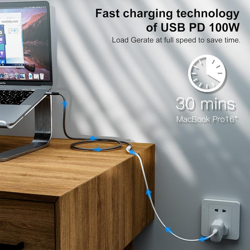 USB C Extension Cable 2M/6.6FT, USB C 3.2 Extender Cord Male to Female Support PD ????????/5A Fast Charging, 20Gbps Sync Transfer Compatible with ...