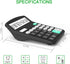 Calculator, Splaks 2 Pack Standard Functional Desktop Calculators Solar and AA Battery Dual Power Electronic Office Calculators with 12-Digit Larg...