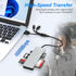 Memory Stick pro Duo Adapter for iPhone - 5 in 1 XD/TF/MS/CF/SD Card Reader for PC/Android/Lightning Device, Multi Memory Card Reader USB C OTG Ad...