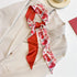 4 Pack Purse Scarf for Bags Silk Head Scarf for Hair Handbag Women Scarfs Band Hair Neck Scarves Fashion Gifts,05...