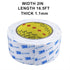Double Sided Tape 2in x 16.5ft, Mounting Tape Heavy Duty, Removeable PE Foam Tape Strips, Strong Adhesive Tape Waterproof Free Damage for Paint Wa...