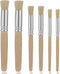 6Pcs Wooden Stencil Brushes, Natural Bristle Stencil Brushes for Acrylic Painting, Oil Painting, Watercolor Painting, Card Making, DIY Art Crafts ...