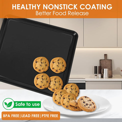 13" × 13" Nonstick Baking Sheet, Replacement Baking Pan for Ninja SP100, SP101, SP1001C, SP201 Foodi Air Fry Oven, Baking Tray for Ninja Foodi 8-i...