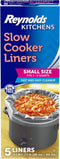 Reynolds Kitchens Slow Cooker Liners, Small (1-3 quart), 5 Count...