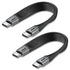 2-Packs Short USB C Cable, (5inch) Thunderbolt 4 USB 4 Cable with 40Gbps Data Transfer 240W PD Fast Charging 8K@60Hz, Compatible for iPhone 15 Pro...