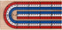 STERLING Games Folding Cribbage 3 Track Wooden Cribbage Board with Red White Blue Pegs for 3 Players...