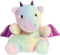 Aurora® Adorable Palm Pals™ Aster Dragon™ Stuffed Animal - Pocket-Sized Play - Collectable Fun - Rainbow 5 Inches...