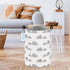 LANGYASHAN Storage Bin, Canvas Fabric Collapsible Organizer Basket for Laundry Hamper,Toy Bins,Gift Baskets, Bedroom, Clothes,Baby Nursery (Full L...