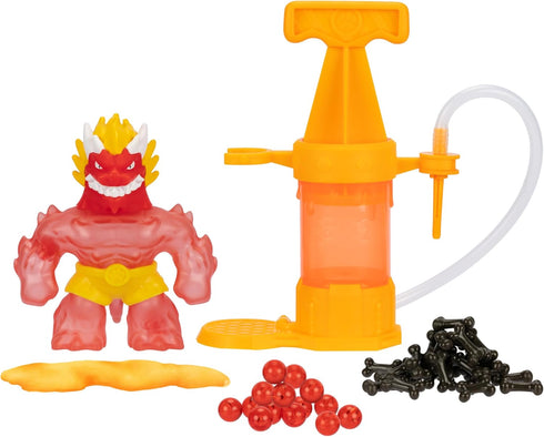 Heroes of Goo Jit Zu Hero Creator Blazagon with 3 Unique goo fillings, Mix, Fill & Create Your own Stretchy Action Figure, Play Again and Again...