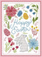 Abillyn Embroidery Cross Stitch Kits Happy Easter Stamped with Printed Pattern Starter Kit (Happy Easter)...