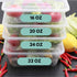 Food Storage Containers Rectangular with Lids 24oz Freezer Deli Cups BPA-Free Leakproof Clear Takeout Container Meal Prep Microwavable, Airtight L...