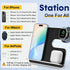 3-in-1 Wireless Charger for Apple Fanboys: Aluminum Alloy Charging Station for iPhone Apple Watch and Airpods - Detachable Travel Charger for Mult...
