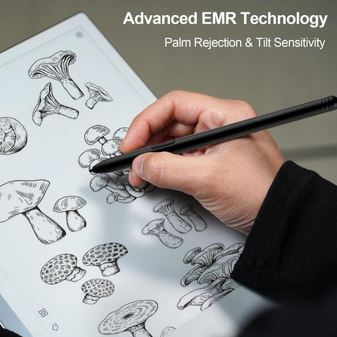 EMR Stylus for Remarkable 2 Pen with 5 Pen Tips, Magnetic Pen Compatible with Galaxy Tab S6 Lite/ S7 FE/ S9 Plus/Samsung S Pen Replacement, 4096 P...