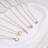 DF DUALFERV 5 Pcs Layered Gold Cross Necklaces for Women, 14K Gold Plated Cross Pendants for Women and Girls, Simple, Cute, Tiny Jewelry Gifts, Tr...