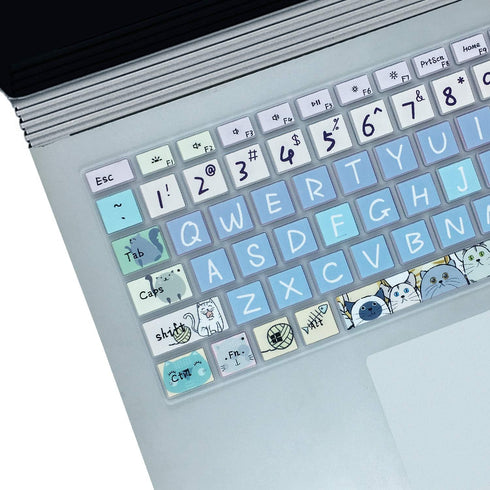 Silicone Keyboard Cover Skin for Microsoft Surface Laptop 3 13.5" and 15" 2019 Released/Microsoft Surface Book 3 13.5" and 15",Keyboard Protector ...