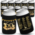 60th Birthday Can Cooler Sleeves Pack of 12-1962 Sign -60th Anniversary Decorations - Dirty 60th Birthday Party Supplies - Black and Gold Sixtieth...
